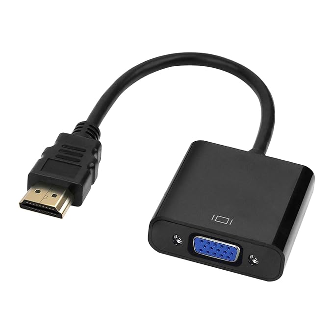 Tizum HDMI to VGA Adapter/Connector/Converter Cable 1080P (Male to Female) for Media Players...
